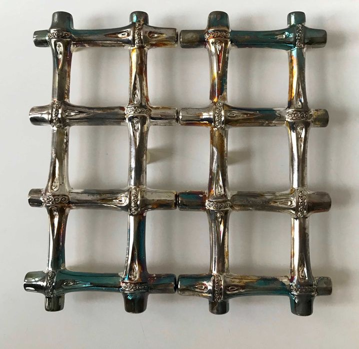 Extendable Metal Tray Stand with Silver Plating445677525806632961