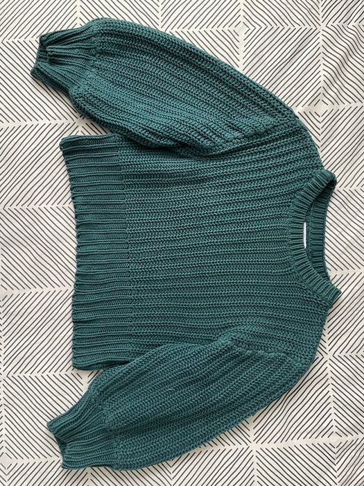 Sweter damski zielony sweterek Reserwed S