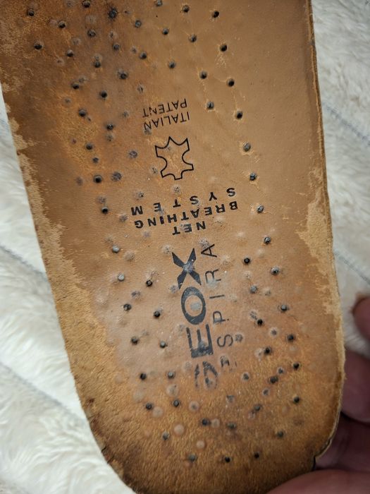 Skórzane męskie buty Geox 45