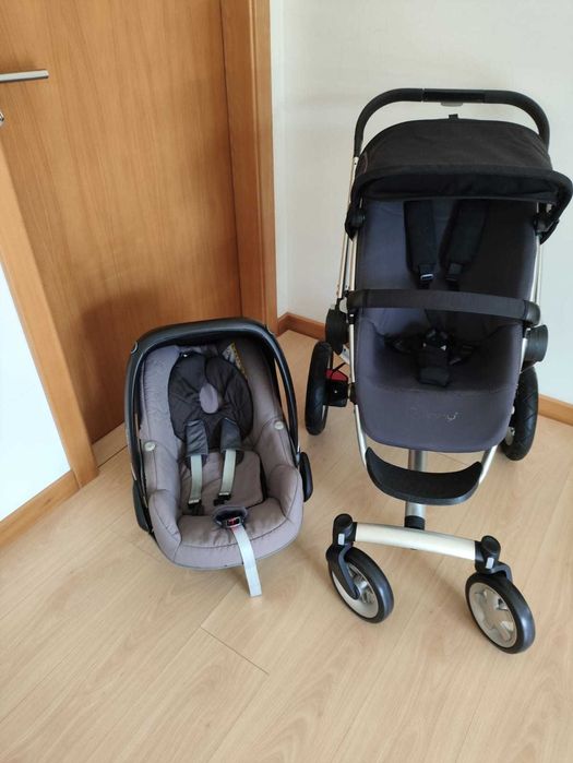 Conjunto Carrinho Quinny e Cadeirinha de Transporte (ovo) BebéConfort