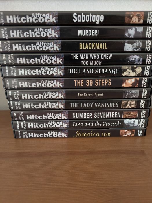 Coleção DVDs Hitchcock Suevia Films (11U)