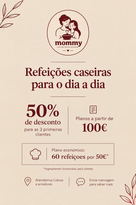 Personal Chef - 50% de desconto