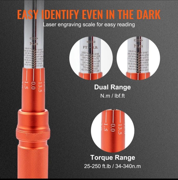 Chave torque dinamométrica 1/2"
