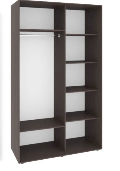 Шкаф-купе двухдверный с зеркалом б/у