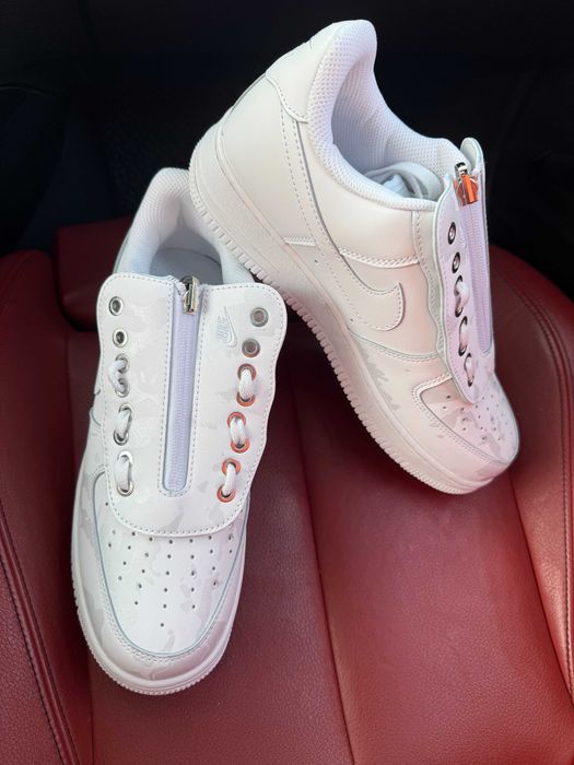 (БЕЗ ПЕРЕДОПЛАТИ) Nike Air Force 1 Shroud White Camo найк аір камуфляж