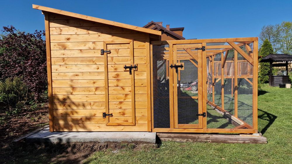 Gołębnik 5x2m z wolierą 5x2m Cena z MONTAŻEM