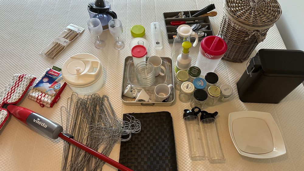 Kit completo para casa e cozinha – Vileda + vários utensílios