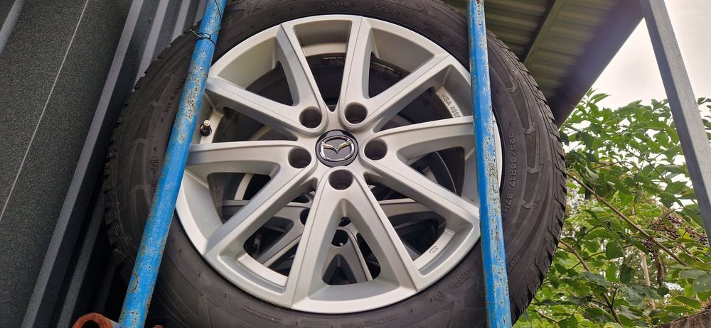 Koła Alufelgi  R17 Mazda 6 3 Cx5 Cx3 Opony Zimowe Goodyear 225/55