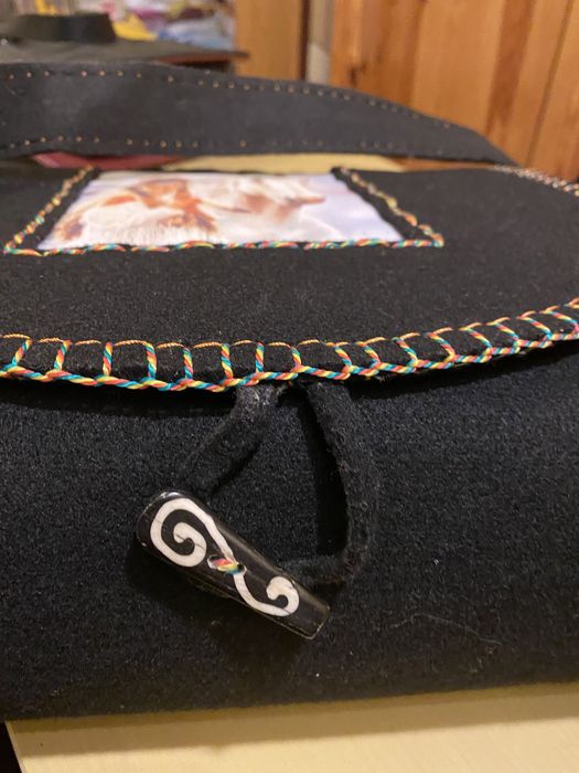 Torba BOHO filc malowana