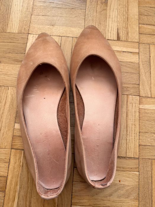 Baleriny Venezia r.40 pudrowy róż