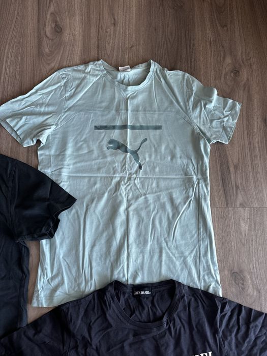 Zestaw męskich koszulek puma , jack Daniel , denim &flower