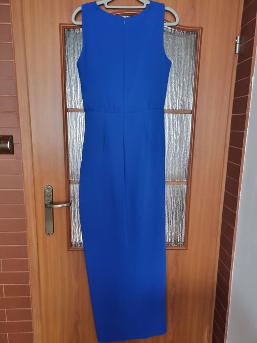 Sukienka chabrowa maxi