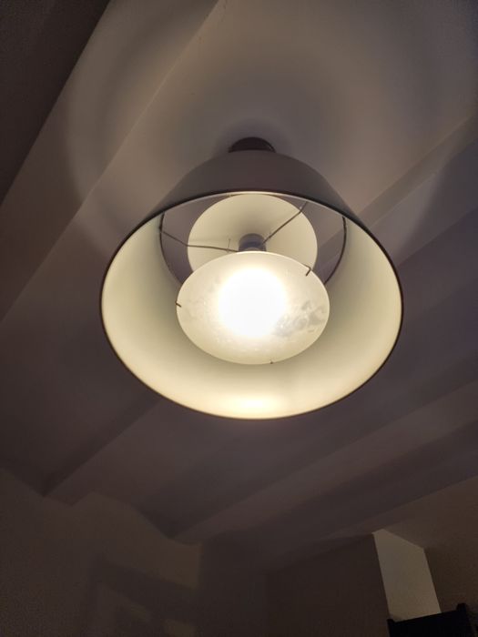 Lampa metalowa czarna