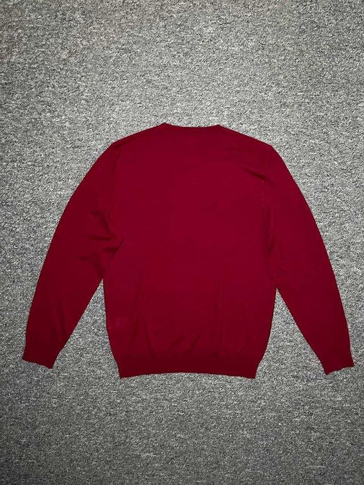 Чоловічий меланжевий светр GANT - 100% Merino Wool - Розмір L