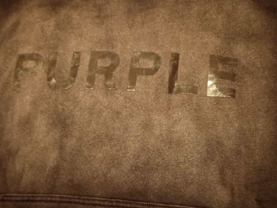 Худи Purple brand washed logo x raf simons x balenciaga x erd x lgb