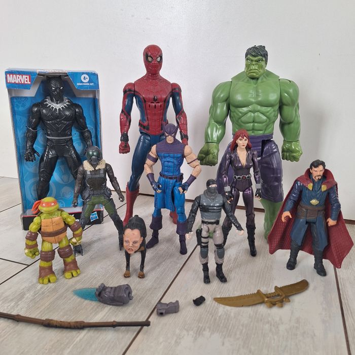 ЛОТ фігурки супергерої Марвел,Marvel,жах на вулиці В'язів,черепашки Н