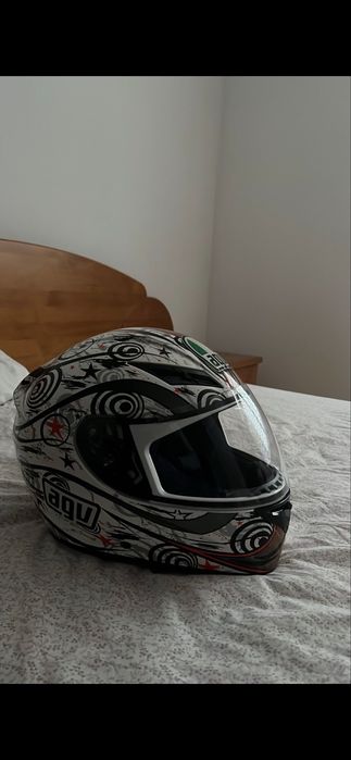 troco capacete AGV k3 novo