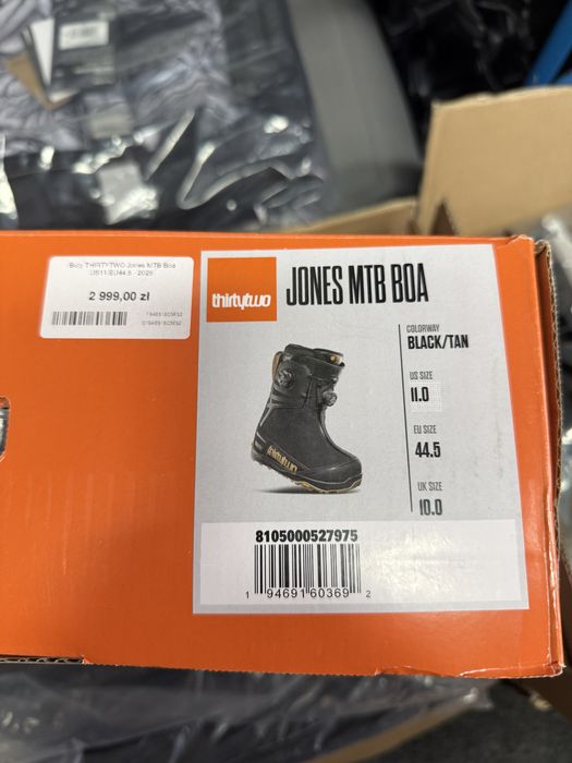Buty splitboard snowboard thirtytwo jones mtb EU 44.5