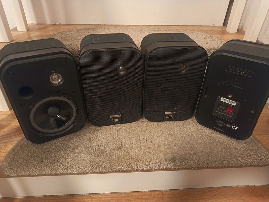 4 x JBL Control One + wzmacniacz karaoke USB/FM –  stan jak nowy,