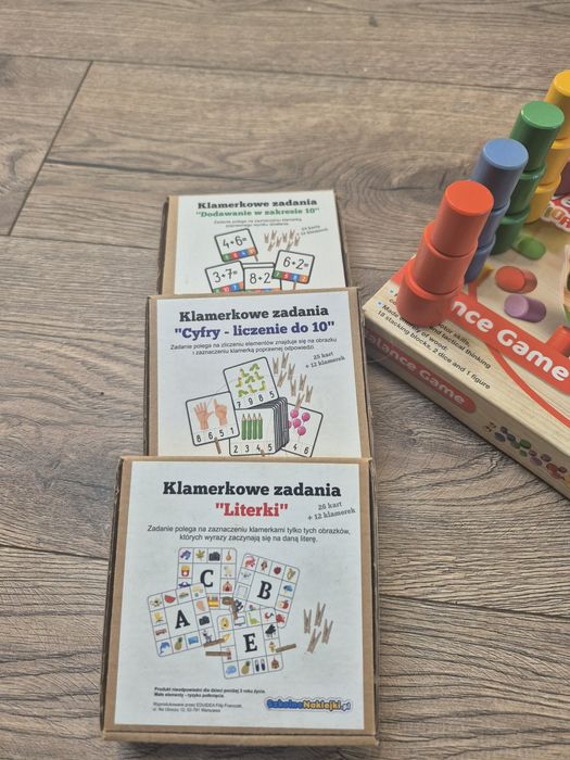 Zestaw edukacyjnych zabawek