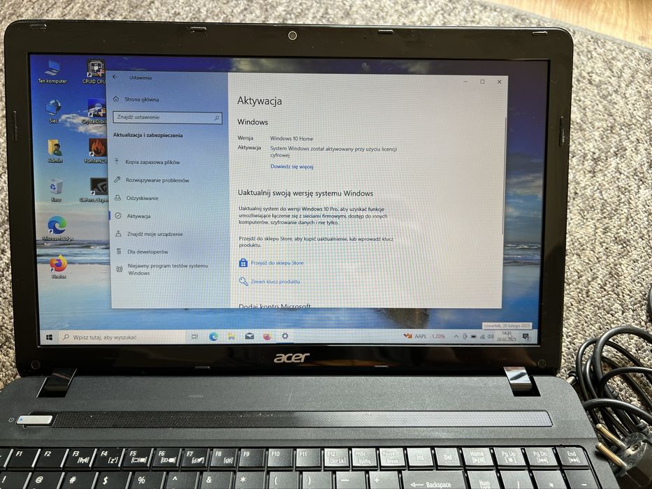 Laptop Acer Aspire E1-571G - Win10 / i5 /Nvidia GT 620 /SSD / 16Gb Ram