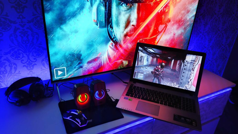 Игровой Asus 15 в отличном состоянии