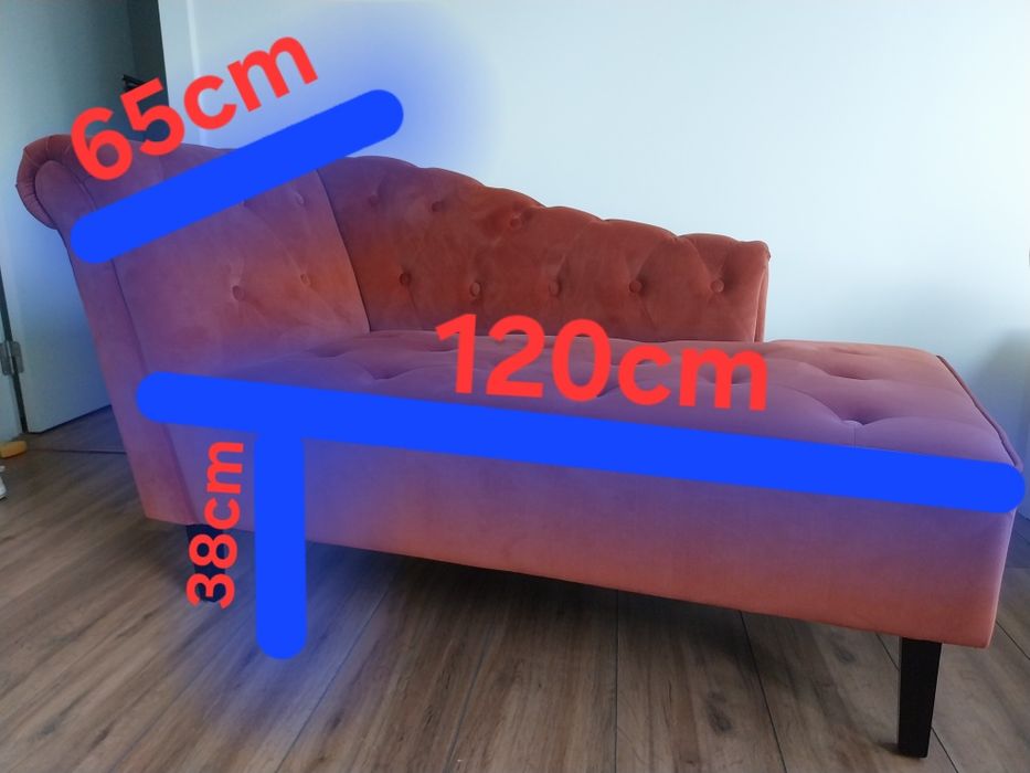 Sofá Chaise Terracota