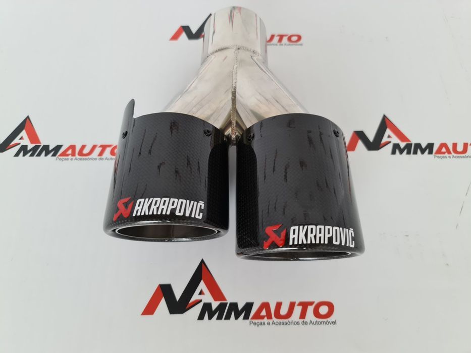 Ponteira Akrapovic Dupla S/ Recorte