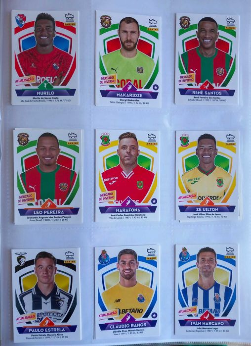 Panini Cromos • Actualizações • Futebol 2022-23