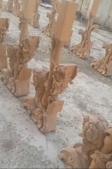 Балясины из дерева ручной работы