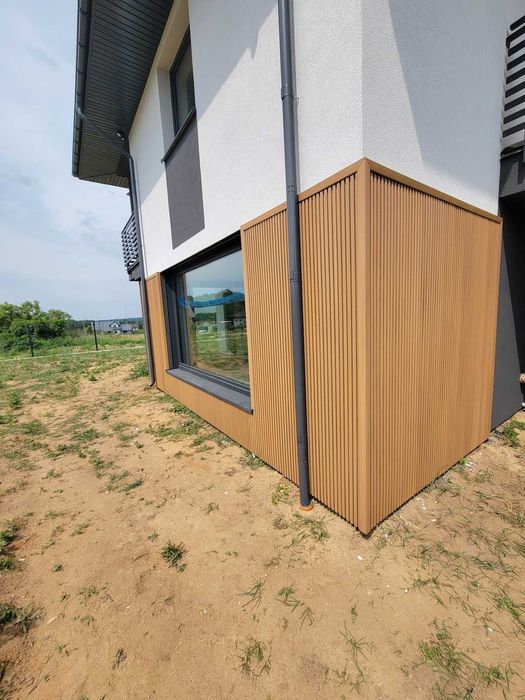 Lamele kompozytowe Deska kompozytowa elewacyjna lamelowa 3D NOWOSC