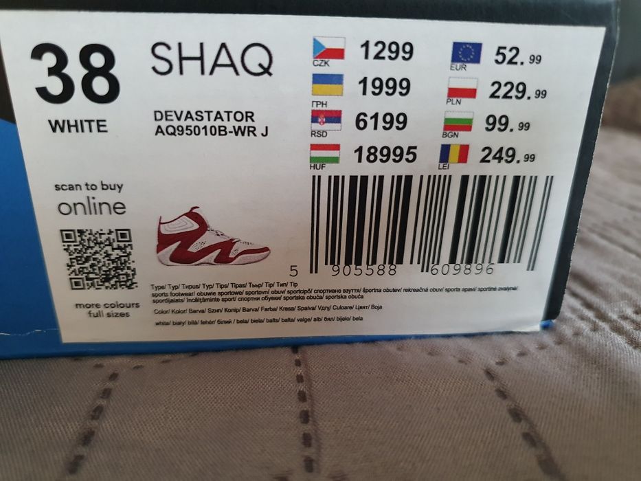 Nowe buty shaq 38