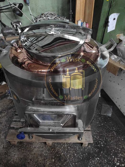 Пароводяной котёл пвк, пивоварня, пищевые емкости, дистилятор варочный