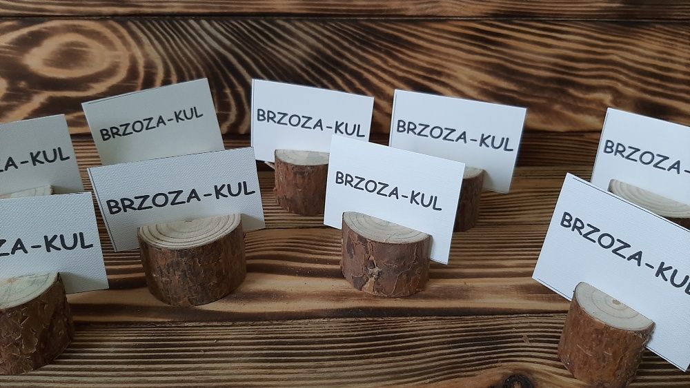 Podstawk pod winietki rustykalne wesela, bankiety Boho