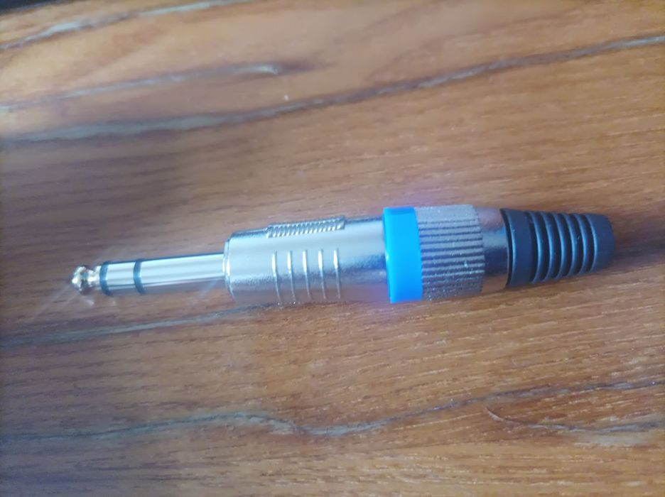 Разъем для пайки jack stereo 6.3 mm