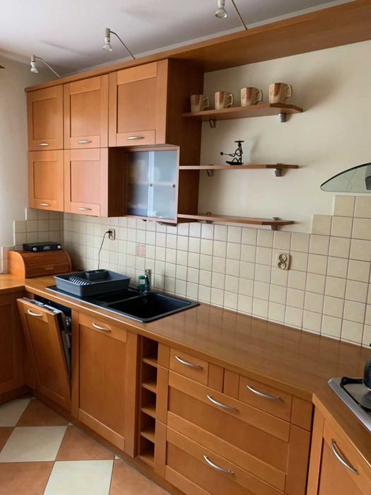 Meble kuchenne LITE drewno fronty + osprzęt