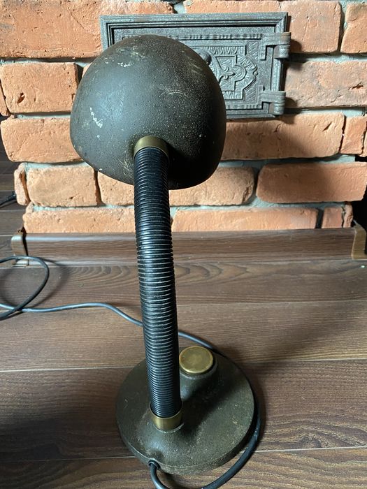 Lampka biurkowa proj. Egon Hillebrand bauhaus vintage loft industrial