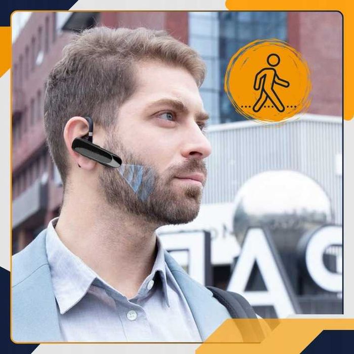 SŁUCHAWKA bluetooth DLA KIEROWCY bezprzewodowa do rozmów DO UCHA