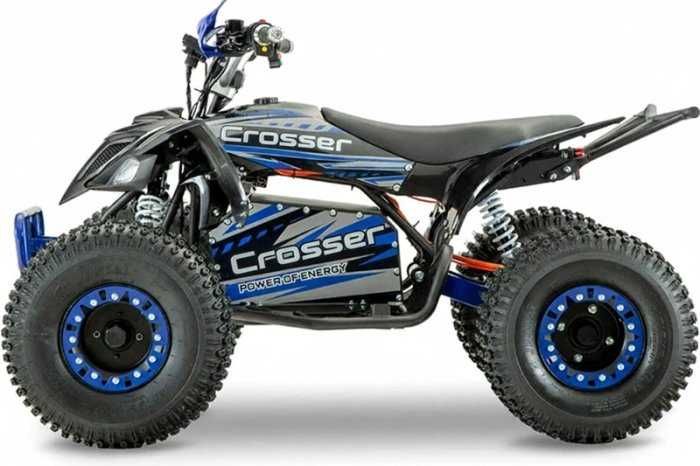 Електроквадроцикл CROSSER RACE 1500 Вт (60В 20Ah) - Синій