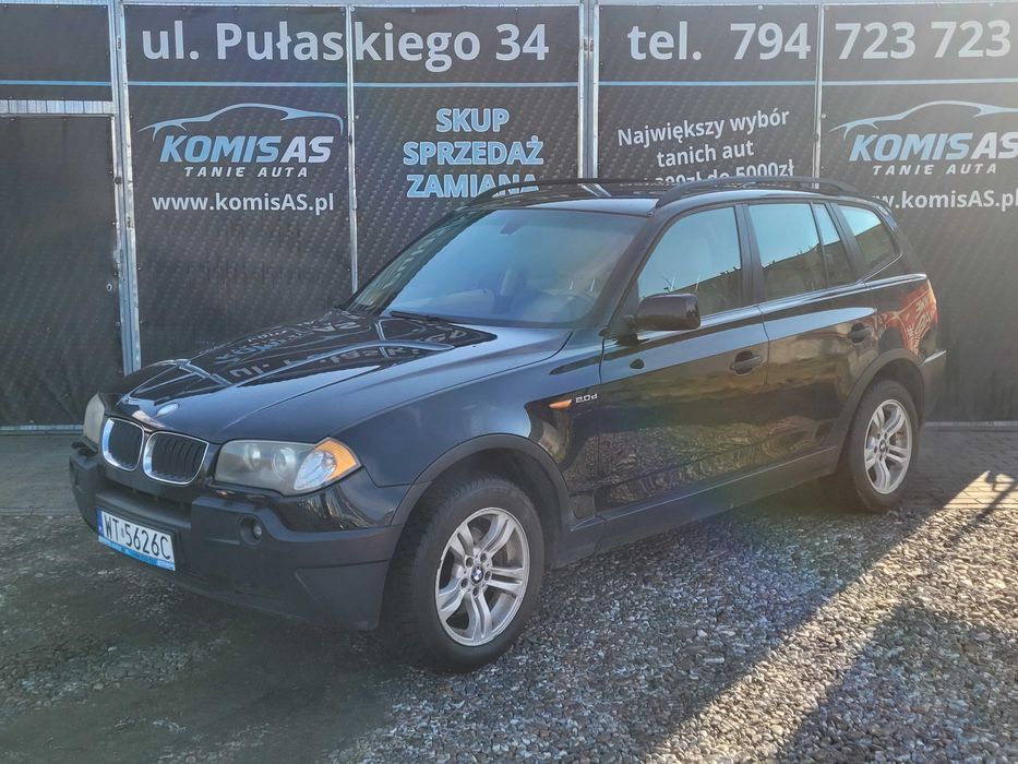 BMW X3 2.0D 150KM 2005r * el szyby klima zimówki 4x4 FV VAT  BYDGOSZCZ