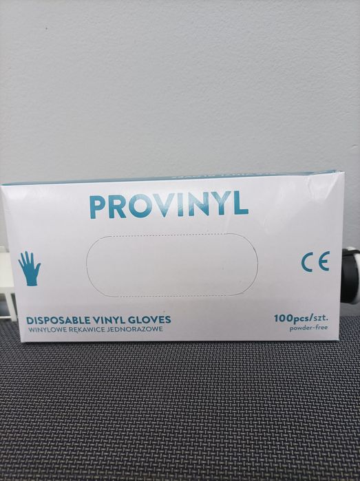 Winylowe rękawice jednorazowe roz . XL PROVINYL