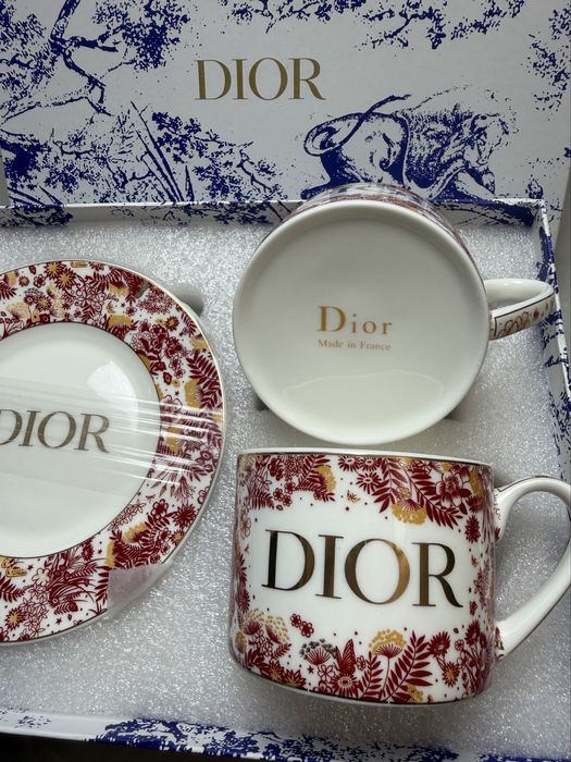 Чайний набір Dior чашка Dior чайний сервіз Діор диор