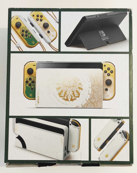 Nintendo Switch OLED Zelda - Desbloqueada CFW + Cartão 256GB