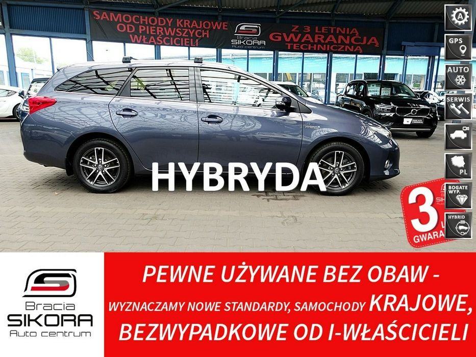 Toyota Auris Automat 1.8HYBRID 136KM PANORAMA+Navi+Kamera+Klimatronic+Led Zadbany