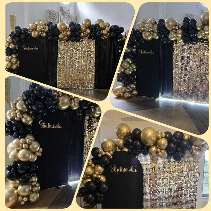 Dekoracje balonowe ścianka balonowa Łódź i okolice balony ścianka