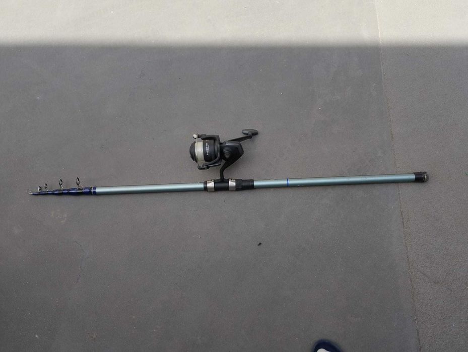 Cana de pesca Caperlan Symbios 100 4,20 m + Carreto Bauxit 100