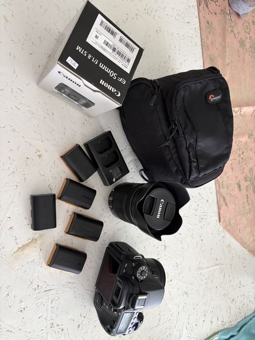 Canon Eos 70D - Lentes 18-135mm e 50mm