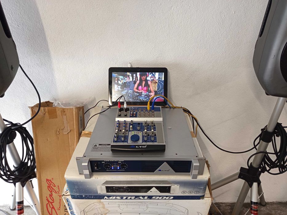 Sistema de som completo 1000W( como novo )