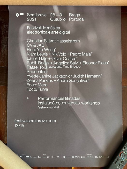 Conjunto de Posters do Festival SEMIBREVE (2019–2025)