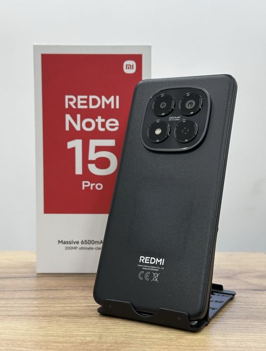 Xiaomi Redmi Note 15 8/256 Black Global з зарядним пристроєм